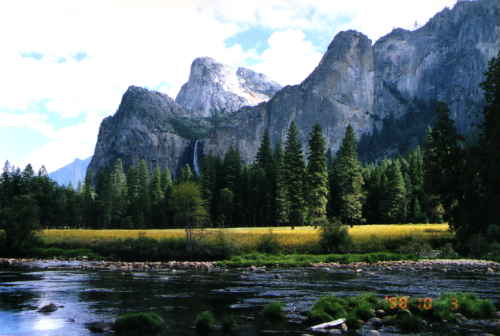 Hatterben a Bridalveil vizeses